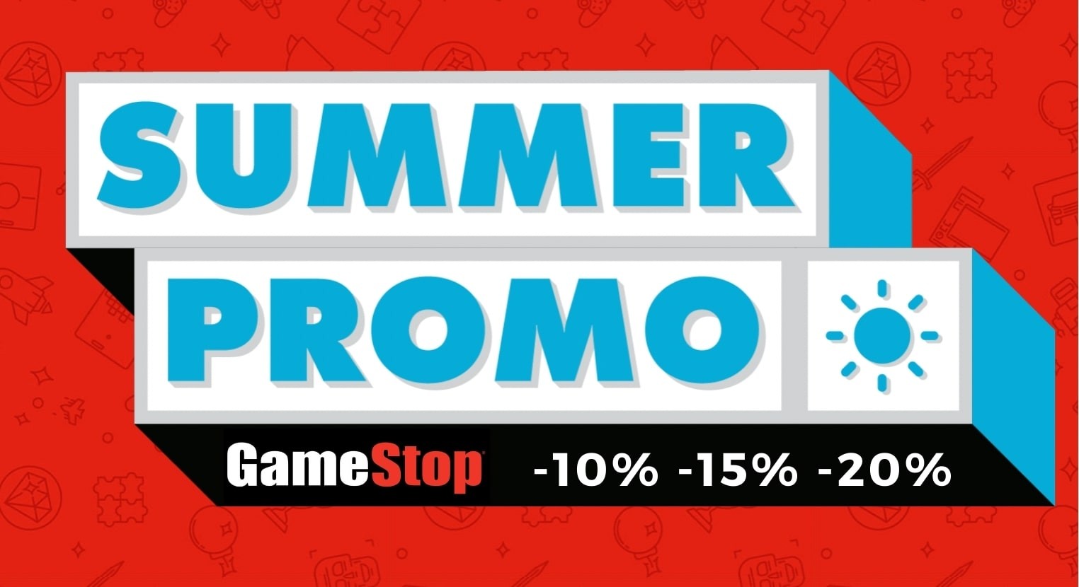 Su GameStop è attiva la Summer Promo: sconti fino al 20% su giochi, gadget e accessori