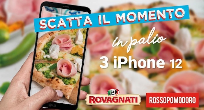 Vinci un iPhone 12 con il concorso Scatta il momento di Rossopomodoro
