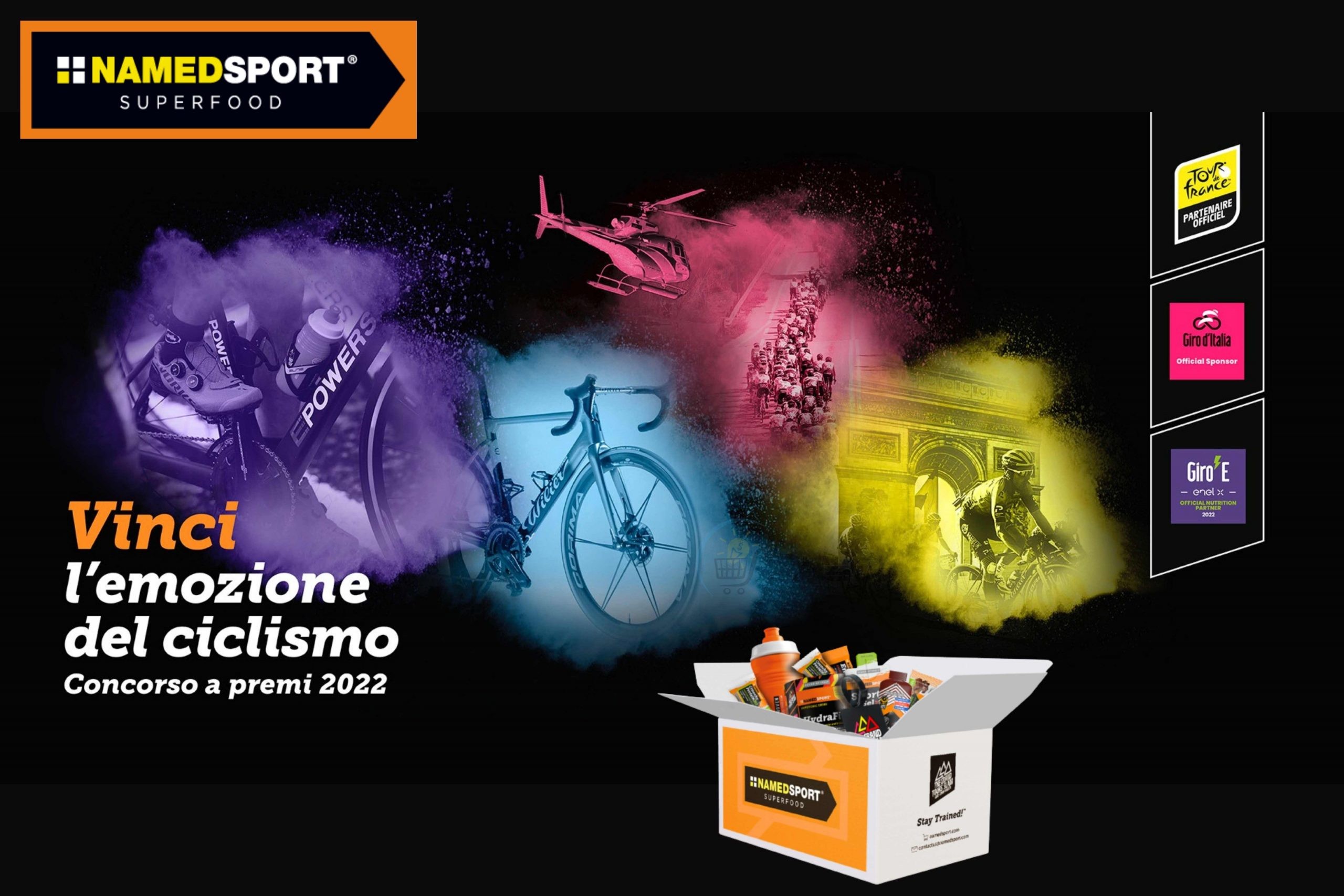 Concorso NamedSport “Vivi l’emozione del ciclismo”: come vincere kit Namedsport, bici da corsa, weekend a Parigi e molto altro