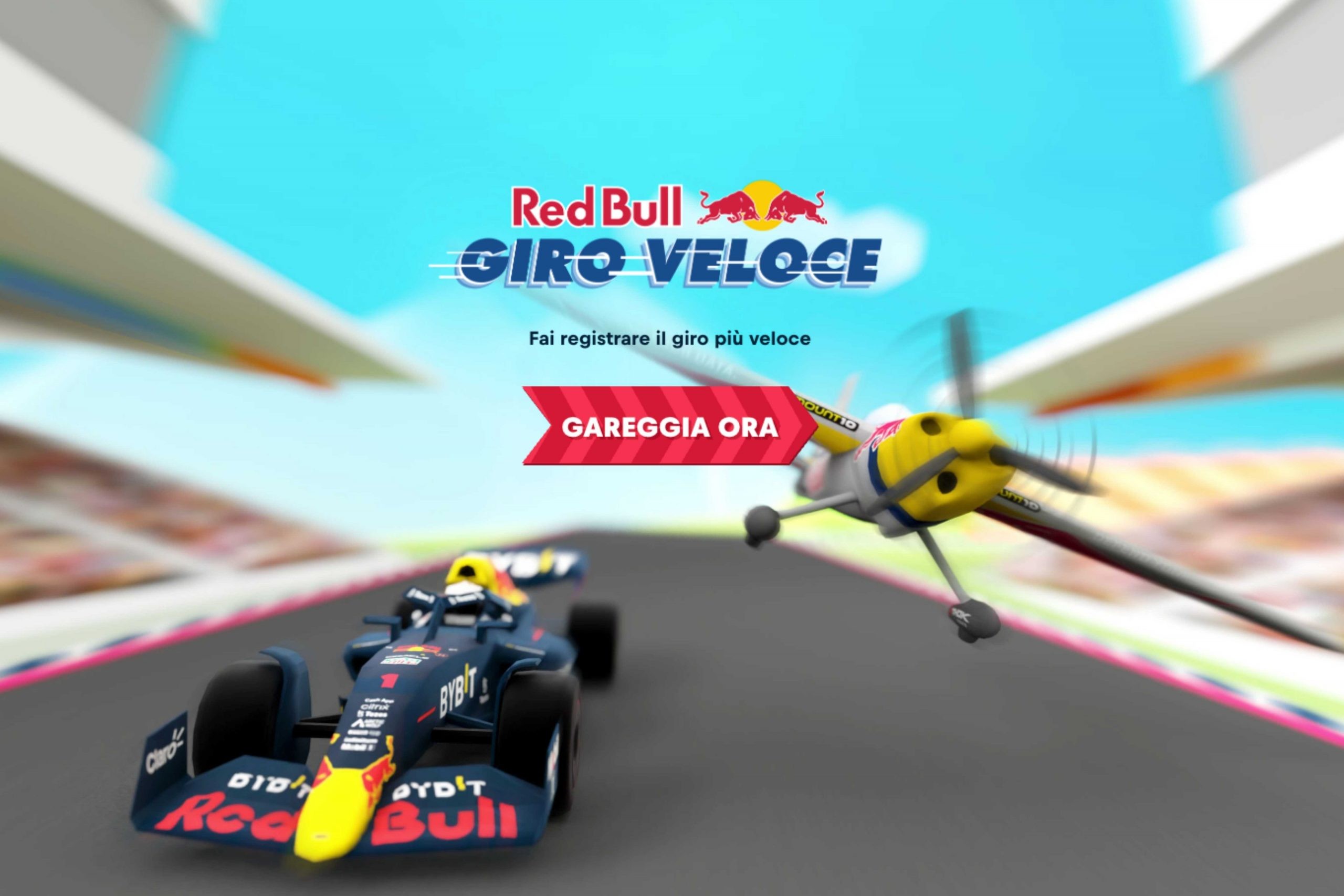 Concorso Red Bull Giro Veloce: come vincere esperienza di guida o di volo, e tanti altri premi