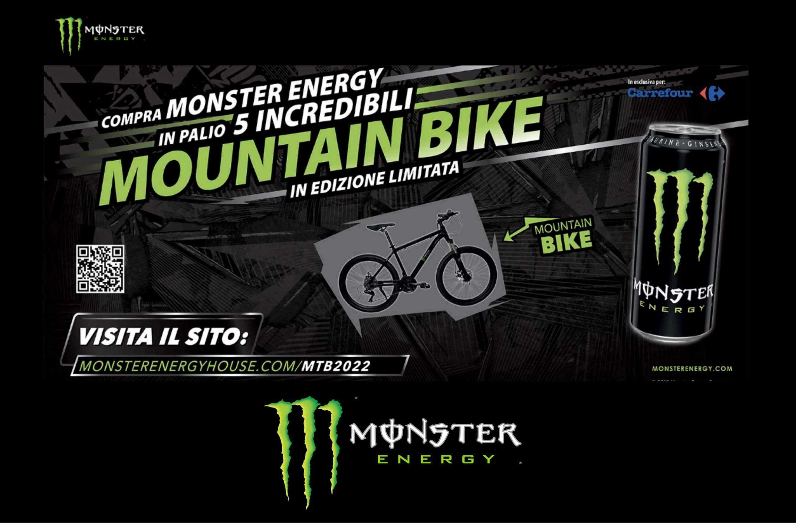 Concorso a premi “Compra Monster e puoi vincere la Mountain Bike”