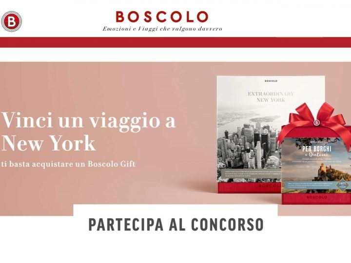 Concorso Boscolo Gift: Come vincere un viaggio a New York