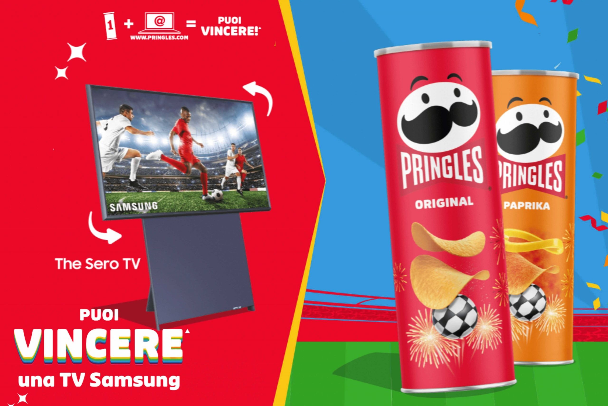 Concorso Pringles 2022: come vincere Smart TV QLED The Sero Samsung 43″