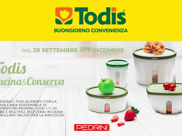Concorso Todis Cucina e Conserva: raccogli bollini e vinci contenitori Tubler